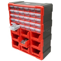 Sealey Parts Cabinet Storage Organiser 39 Drawer & Bin